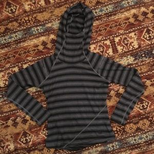 Mountain Hardwear Merino wool striped hoody